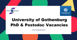University of Gothenburg PhD Vacancy