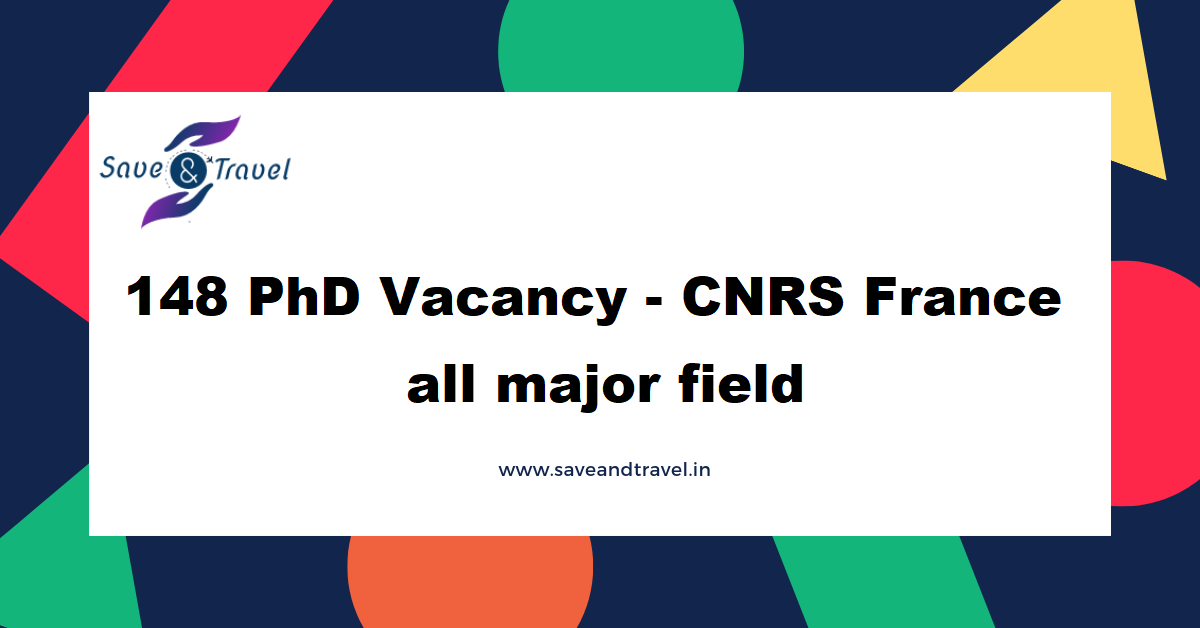 PhD Vacancy at CNRS France