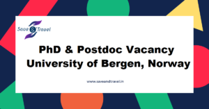 University of Bergen PhD Vacancy