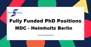 Fully Funded PhD Position MDC Berlin