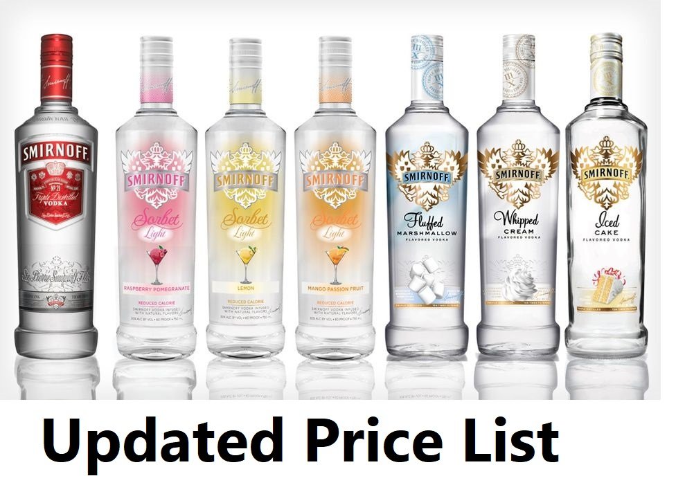 Smirnoff Vodka Price India
